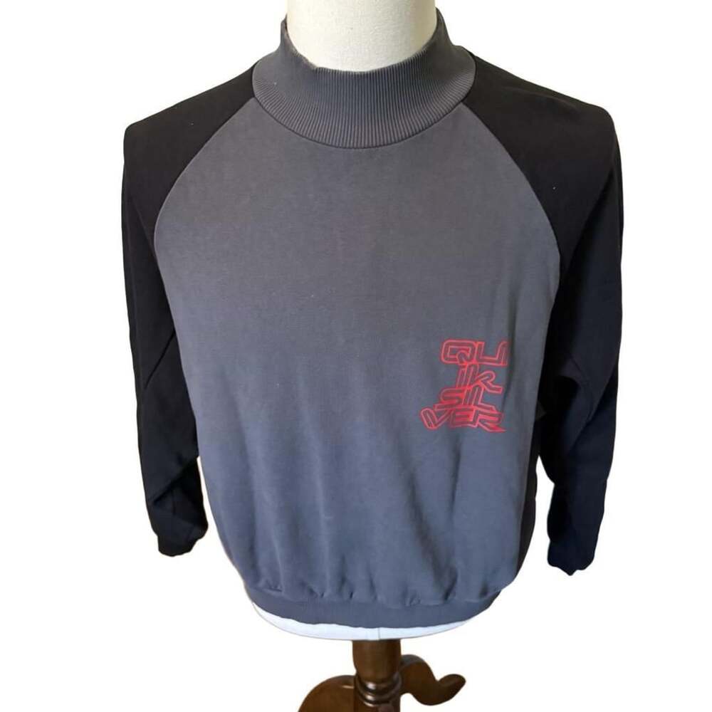 Quiksilver x Stranger Things Upside Down Mock Neck Sweatshirt Medium
